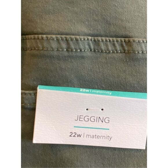 Maurice’s Maternity Army Green Over-Belly Maternity Jegging Plus Size 22w - Picture 15 of 16